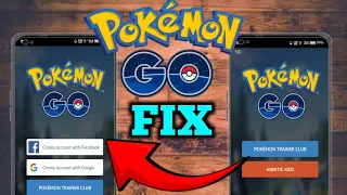 How To "FIX" Pokemon Go Login Problem | Facebook and Google option not showing on Pokemon GO