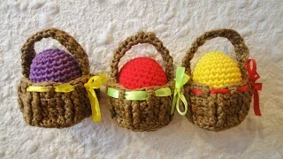 Пасхальная корзинка Easter basket Crochet