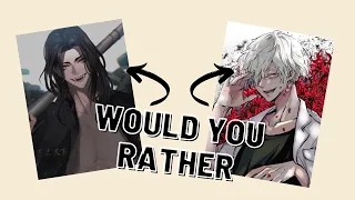 would you rather | tokyo revengers (tr) edition