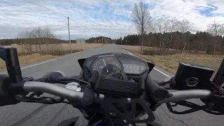 Yamaha mt03 0-100kph (0-60mph) and pure driving