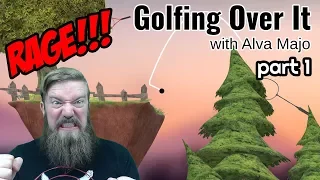 THIS GAME MADE ME LOSE IT | Golfing Over It - Part 1