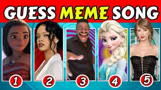 GUESS MEME & WHO'S SINGING🎤🎵🔥|King Ferran,Salish Matter, Elsa,Taylor Swift,Rihanna