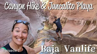 Baja (MEXICO) Vanlife - Playa Juncalito & Canyon Hiking // Loreto B.C.S.