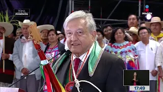 Primer discurso del presidente López Obrador en el zócalo de la Ciudad de México |  Toma de posesión