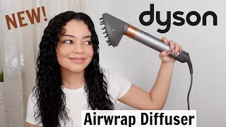 NEW DYSON AIRWRAP DIFFUSER FOR CURLY HAIR! 😱