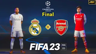 FIFA 23 - REAL MADRID vs. ARSENAL - Ft. Mbappé - 23/24 UCL FINAL - PS5™ [4K]