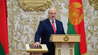 Belarus: Lukaschenko bei unangekündigter Zeremonie vereidigt | AFP