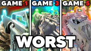 Using The WORST Assault Rifles In Cod Zombie