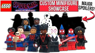 LEGO Spider Man: Across the Spider-Verse Custom Minifigure Showcase