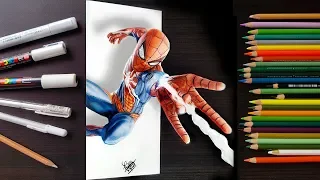 3d Art & Drawing Spider-Man - Marvel - Avengers - Timelapse | by Pritam Saha