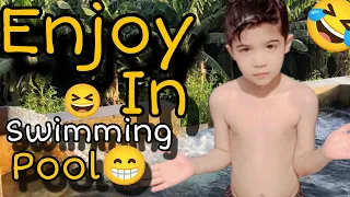 Aj kiya full enjoy with dada abu🩷||Swimming pool 🏊||@DuckyBhai