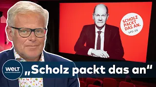 ANALYSE: "Scholz packt das an" - SPD stellt Kampagne zur Bundestagswahl vor | WELT INTERVIEW