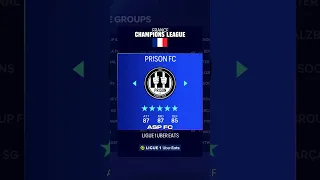 I added Prison FC to FC 24! To see if they win the Champions League?