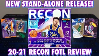 EARLY 1ST LOOK! NEW STAND-ALONE RELEASE! | 2020-21 Panini Recon Basketball FOTL Hobby Box Review