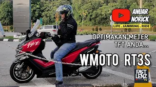 WMOTO RT3S - 2 tips untuk pengurusan meter TFT anda.