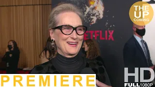 Meryl Streep Don't Look Up interview at premiere