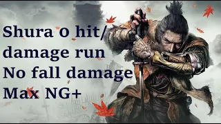 Sekiro - No hit/damage Shura run, max NG+