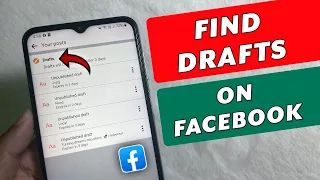 How to Find Drafts on Facebook App - Full Guide