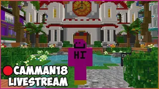 Playing on Minecraft's Multiplayer Servers! camman18 Full Twitch VOD