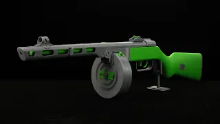 3D print toys PPSH41