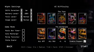 Another FNaF Fangame: Open Source Custom Night: Old and Rotting