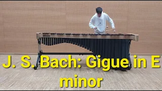 J. S. Bach: Gigue in E minor BWV 996