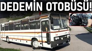 DEDEMİN OTOBÜSÜ İLE ARA SOKAKLAR! - EFSANE ESKİ OTOBÜS - ETS 2 Mod T300RS GT