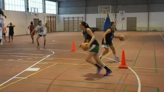 Entrenamiento pretemporada Senior Femenino Vazquez y Reino Basket Xiria