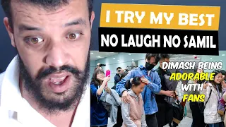 DIMASH Funny and sweet Interactions with Fans  - Try Not To Smile fail - Димаш Кудайберген REACTION