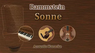 Sonne - Rammstein (Acoustic Karaoke)