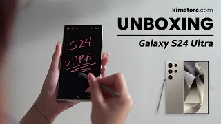 Unboxing the Samsung Galaxy S24 Ultra