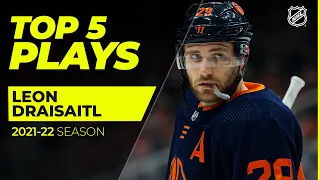 Top 5 Leon Draisaitl Plays from 2021-22 | NHL