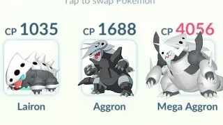 Mega Aggron Evolution Line Destroy Giovanni Badly in #pokemongo