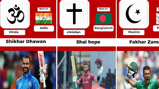 Top 20 Famous Cricket Players and their Religion and Country (Christian,Hindu,Muslim,...) -PART 1