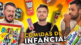 PROVANDO COMIDAS DA INFÂNCIA!