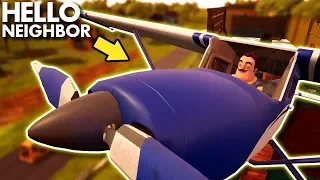 The Neighbor's *NEW* SECRET AIRPLANE!!! | Hello Neighbor Gameplay (Mods)