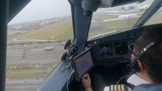 A330-300 Philippine Airlines Landing in Manila (RPLL) / Cockpitview