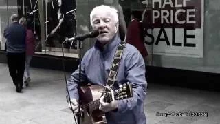Jimmy Cotter  ,  sings in my life (The Beatles) -  Grafton Street  Dublin , street music