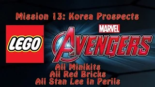 LEGO Marvel's Avengers Korea Prospects Walkthrough (All Minikits, Red Brick, Stan Lee)