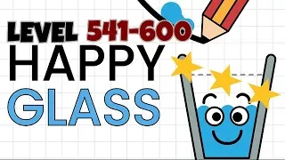 Happy Glass Levels 541-600. 3 Stars Walkthrough