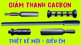 Siêu Phẩm Giảm Thanh Cacbon Lắp Cho Súng PCP FX // Giảm Thanh Siêu Êm - Chất Lượng Số 1 Việt Nam