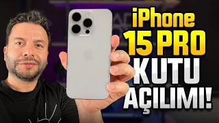 iPhone 15 Pro kutu açılımı! - Pro Max’e gerek var mı?