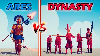 DYNASTY TEAM vs ARES TEAM - Totally Accurate Battle Simulator | TABS