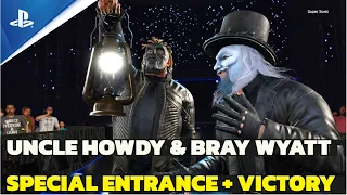 WWE 2K23 SPECIAL ENTRANCE UNCEL HOWDY & BRAY WYATT & HIDDEN TAG FINISHER + VICTORY MOTION