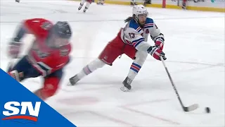 Mika Zibanejad Rewards Rangers With Goal After Huge Hustle Play