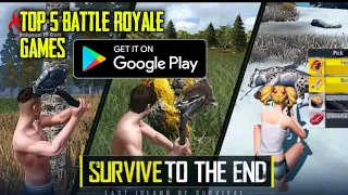 5 Best BATTLE ROYALE Games for Android in 2020 । High Graphics Battle royale Games for Android