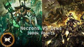 Orks vs Necrons | Warhammer 40k 9th Edition Battle Report