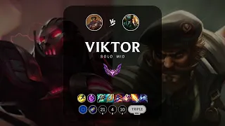 Viktor Mid vs Gangplank - EUW Master Patch 14.8