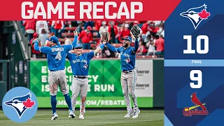 Blue Jays win THRILLER on Opening Day!