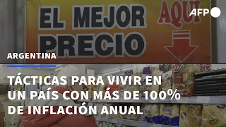 Consumo desbocado, la táctica y la estrategia ante la inflación en Argentina | AFP